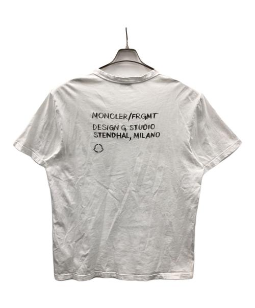 MONCLER（モンクレール）MONCLER (モンクレール) FRAGMENT DESIGN (フラグメントデザイン) 半袖カットソー ホワイト サイズ:実寸サイズにてご確認ください。の古着・服飾アイテム