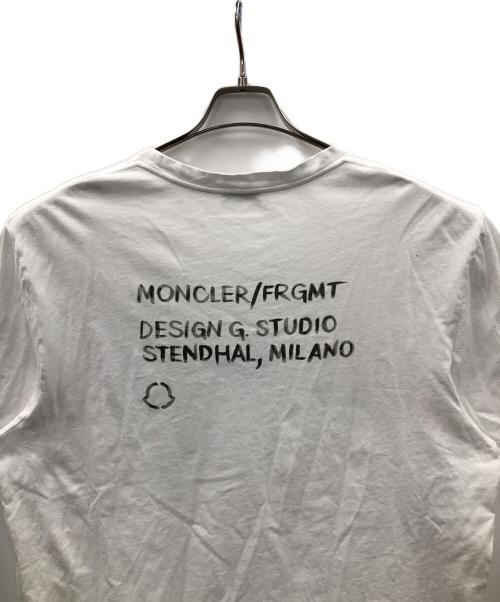 MONCLER（モンクレール）MONCLER (モンクレール) FRAGMENT DESIGN (フラグメントデザイン) 半袖カットソー ホワイト サイズ:実寸サイズにてご確認ください。の古着・服飾アイテム