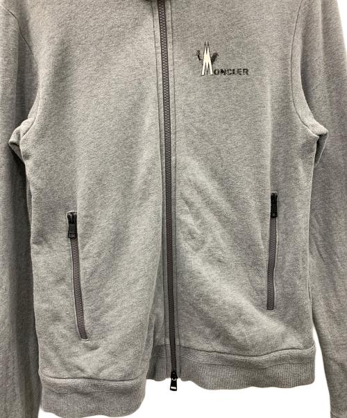 MONCLER（モンクレール）MONCLER (モンクレール) ジップアップスウェット グレー サイズ:Sの古着・服飾アイテム