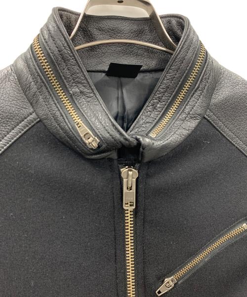 JACKROSE（ジャックローズ）JACKROSE (ジャックローズ) レザージャケット ブラック サイズ:4の古着・服飾アイテム