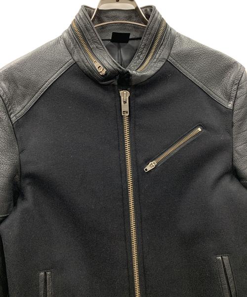 JACKROSE（ジャックローズ）JACKROSE (ジャックローズ) レザージャケット ブラック サイズ:4の古着・服飾アイテム