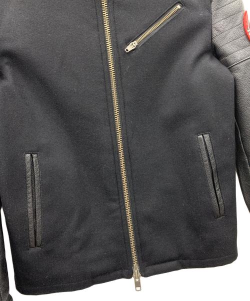 JACKROSE（ジャックローズ）JACKROSE (ジャックローズ) レザージャケット ブラック サイズ:4の古着・服飾アイテム