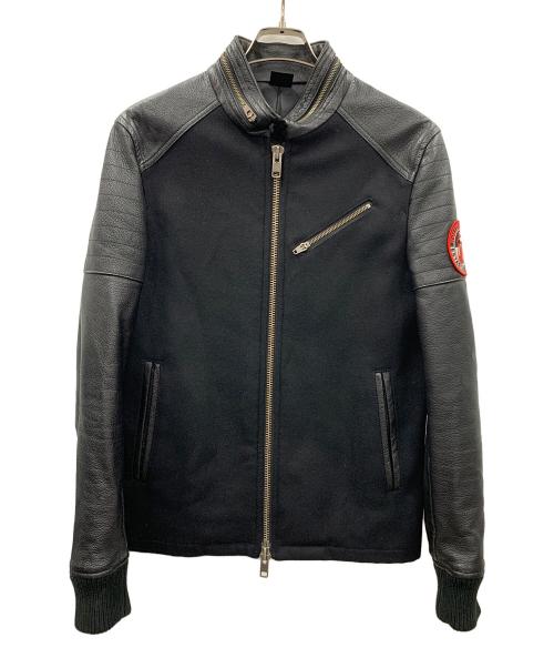 JACKROSE（ジャックローズ）JACKROSE (ジャックローズ) レザージャケット ブラック サイズ:4の古着・服飾アイテム