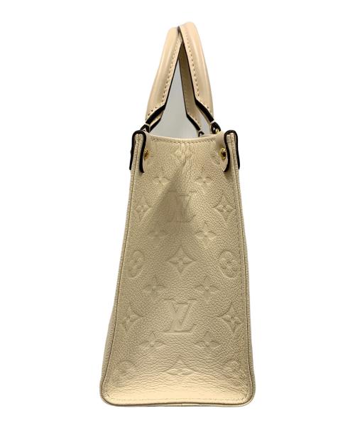 LOUIS VUITTON（ルイ ヴィトン）LOUIS VUITTON (ルイ ヴィトン) 2WAYバッグ ハンドバッグ ショルダーバッグ モノグラム オンザゴーPM アイボリー サイズ:実寸サイズにてご確認ください。の古着・服飾アイテム