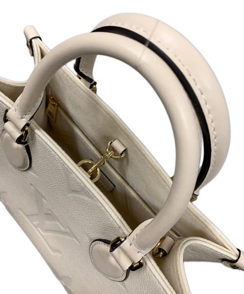 LOUIS VUITTON（ルイ ヴィトン）LOUIS VUITTON (ルイ ヴィトン) 2WAYバッグ ハンドバッグ ショルダーバッグ モノグラム オンザゴーPM アイボリー サイズ:実寸サイズにてご確認ください。の古着・服飾アイテム