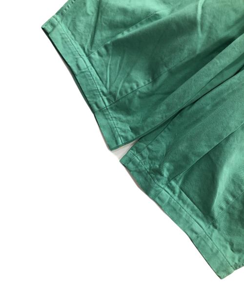 HARVESTY（ハーベスティー）HARVESTY (ハーベスティー) チノクロス サーカスパンツ 黄緑 サイズ:2の古着・服飾アイテム