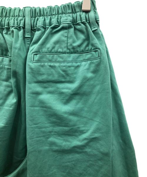HARVESTY（ハーベスティー）HARVESTY (ハーベスティー) チノクロス サーカスパンツ 黄緑 サイズ:2の古着・服飾アイテム