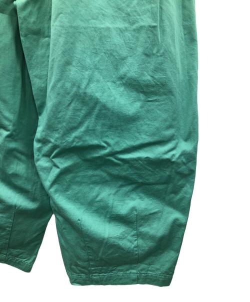 HARVESTY（ハーベスティー）HARVESTY (ハーベスティー) チノクロス サーカスパンツ 黄緑 サイズ:2の古着・服飾アイテム