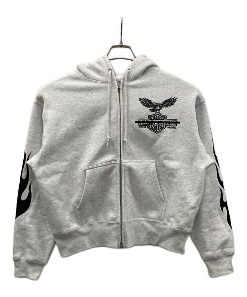 ICONIQ（アイコニック）ICONIQ (アイコニック) ジップパーカー グレー サイズ:Sの古着・服飾アイテム