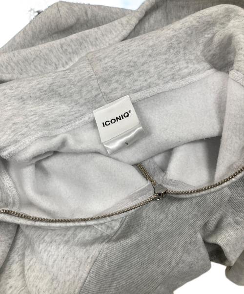 ICONIQ（アイコニック）ICONIQ (アイコニック) ジップパーカー グレー サイズ:Sの古着・服飾アイテム