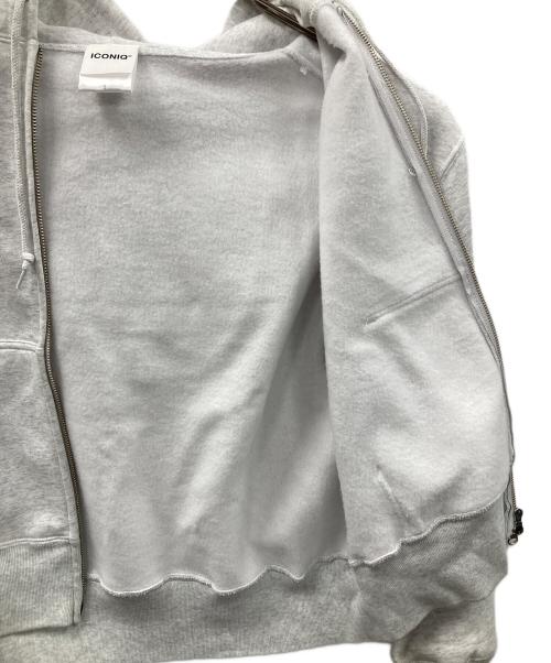 ICONIQ（アイコニック）ICONIQ (アイコニック) ジップパーカー グレー サイズ:Sの古着・服飾アイテム