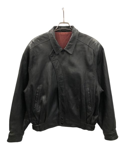 MARELLI（マレリ）MARELLI (マレリ) レザージャケット ブラック サイズ:Mの古着・服飾アイテム