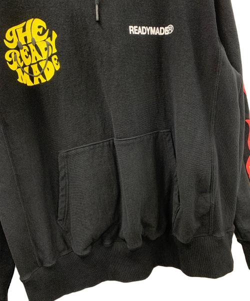 READYMADE（レディメイド）READYMADE (レディメイド) プルオーバーパーカー 	Smile Hoodie（スマイル・フーディー） ブラック サイズ:Sの古着・服飾アイテム