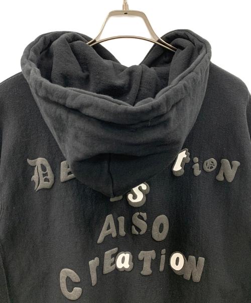 READYMADE（レディメイド）READYMADE (レディメイド) プルオーバーパーカー 	Smile Hoodie（スマイル・フーディー） ブラック サイズ:Sの古着・服飾アイテム