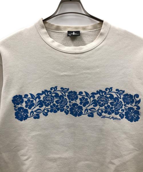 LOCAL MOTION（ローカルモーション）LOCAL MOTION (ローカルモーション) スウェット ホワイト サイズ:Mの古着・服飾アイテム