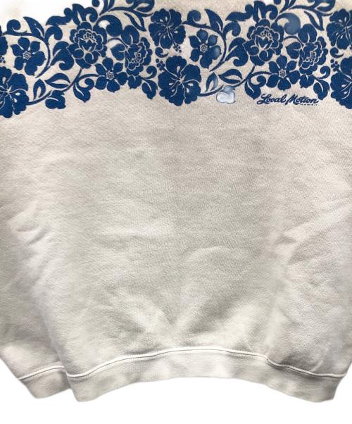 LOCAL MOTION（ローカルモーション）LOCAL MOTION (ローカルモーション) スウェット ホワイト サイズ:Mの古着・服飾アイテム