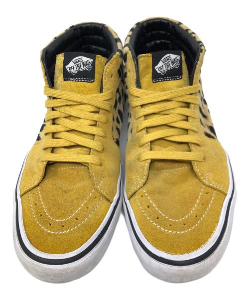 VANS（ヴァンズ）VANS (ヴァンズ) ハイカットスニーカー Velvet Leopard SK8-Mid（ベルベット レオパード スケートミッド） マスタード サイズ:CM 26.5の古着・服飾アイテム