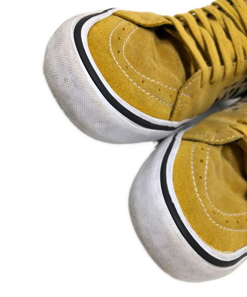 VANS（ヴァンズ）VANS (ヴァンズ) ハイカットスニーカー Velvet Leopard SK8-Mid（ベルベット レオパード スケートミッド） マスタード サイズ:CM 26.5の古着・服飾アイテム