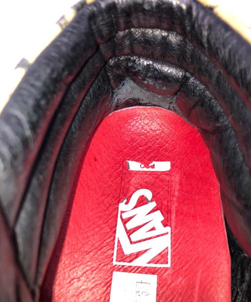 VANS（ヴァンズ）VANS (ヴァンズ) ハイカットスニーカー Velvet Leopard SK8-Mid（ベルベット レオパード スケートミッド） マスタード サイズ:CM 26.5の古着・服飾アイテム