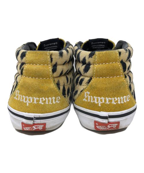 VANS（ヴァンズ）VANS (ヴァンズ) ハイカットスニーカー Velvet Leopard SK8-Mid（ベルベット レオパード スケートミッド） マスタード サイズ:CM 26.5の古着・服飾アイテム