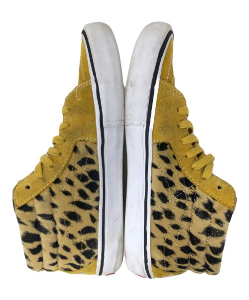 VANS（ヴァンズ）VANS (ヴァンズ) ハイカットスニーカー Velvet Leopard SK8-Mid（ベルベット レオパード スケートミッド） マスタード サイズ:CM 26.5の古着・服飾アイテム