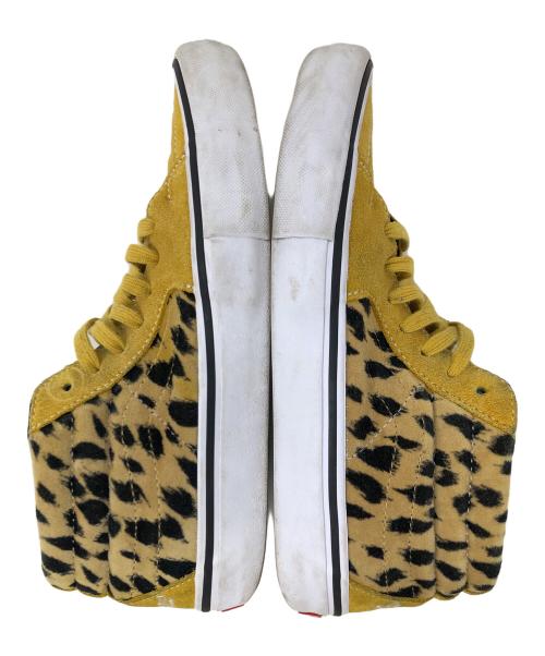 VANS（ヴァンズ）VANS (ヴァンズ) ハイカットスニーカー Velvet Leopard SK8-Mid（ベルベット レオパード スケートミッド） マスタード サイズ:CM 26.5の古着・服飾アイテム