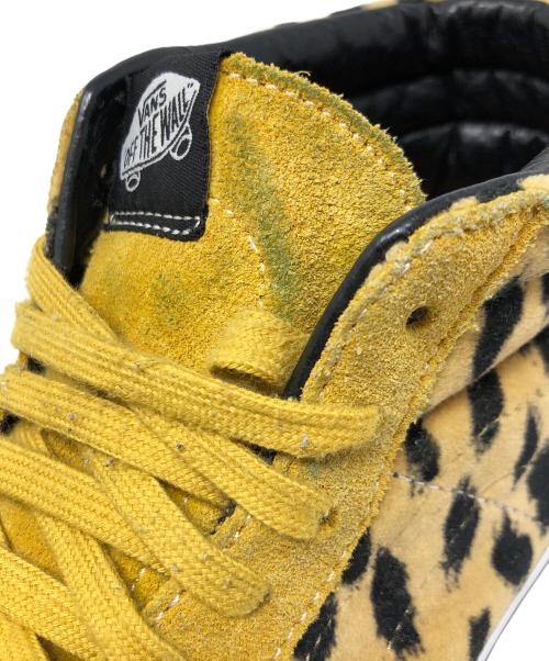 VANS（ヴァンズ）VANS (ヴァンズ) ハイカットスニーカー Velvet Leopard SK8-Mid（ベルベット レオパード スケートミッド） マスタード サイズ:CM 26.5の古着・服飾アイテム
