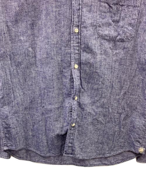 GUY ROVER（ギローバー）GUY ROVER (ギローバー) リネンシャツ ブルー サイズ:39の古着・服飾アイテム