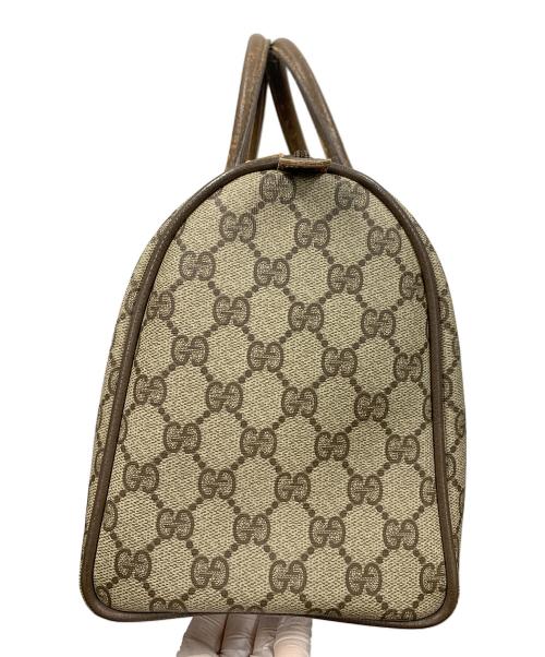 GUCCI（グッチ）GUCCI (グッチ) ボストンバッグ GG シェリーライン ベージュ×ブラウン サイズ:実寸サイズにてご確認ください。の古着・服飾アイテム