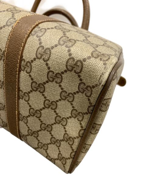 GUCCI（グッチ）GUCCI (グッチ) ボストンバッグ GG シェリーライン ベージュ×ブラウン サイズ:実寸サイズにてご確認ください。の古着・服飾アイテム