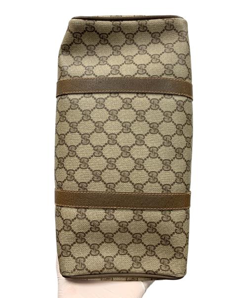 GUCCI（グッチ）GUCCI (グッチ) ボストンバッグ GG シェリーライン ベージュ×ブラウン サイズ:実寸サイズにてご確認ください。の古着・服飾アイテム
