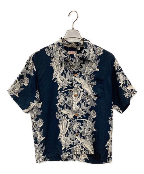Sun Surf（サンサーフ）Sun Surf (サンサーフ) アロハシャツ ネイビー サイズ:Mの古着・服飾アイテム