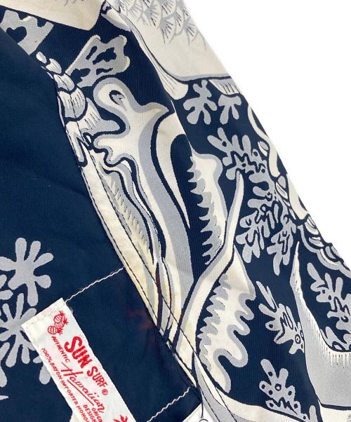 Sun Surf（サンサーフ）Sun Surf (サンサーフ) アロハシャツ ネイビー サイズ:Mの古着・服飾アイテム