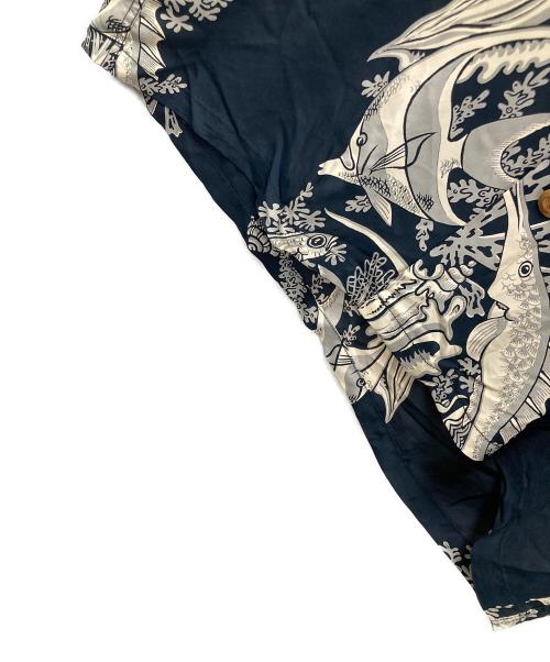 Sun Surf（サンサーフ）Sun Surf (サンサーフ) アロハシャツ ネイビー サイズ:Mの古着・服飾アイテム