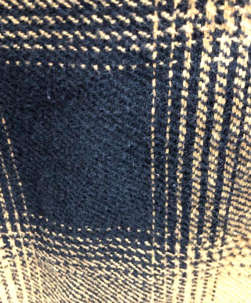 FAT（エフエーティー）FAT (エフエーティー) big mac (ビッグマック) ネルシャツ フランネルシャツ MAC SHADOW（マック シャドウ） イエロー×ブラック サイズ:FATの古着・服飾アイテム