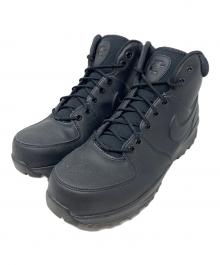 NIKE（ナイキ）の古着「ハイカットスニーカー マノア レザー」｜ブラック