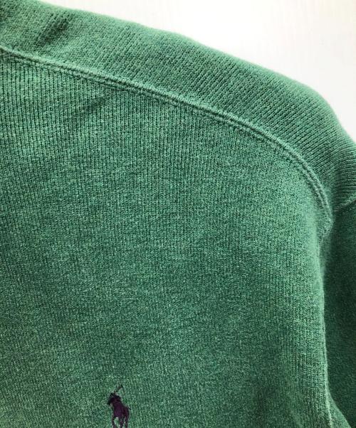 POLO RALPH LAUREN（ポロ・ラルフローレン）POLO RALPH LAUREN (ポロ・ラルフローレン) ハーフジップスウェット グリーン サイズ:XXLの古着・服飾アイテム