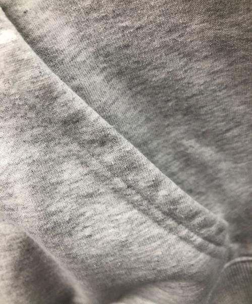 stussy（ステューシー）stussy (ステューシー) プルオーバーパーカー Positive Vibrations Applique（ポジティブ ヴァイブレーション アップリケ） ライトグレー サイズ:Sの古着・服飾アイテム