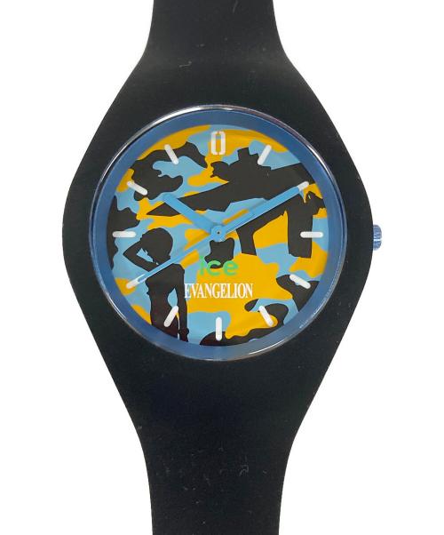 ice watch（アイスウォッチ）ice watch (アイスウォッチ) エヴァンゲリオン (エヴァンゲリオン) 腕時計 クォーツ 綾波レイモデル スカイブルー サイズ:実寸サイズにてご確認ください。の古着・服飾アイテム