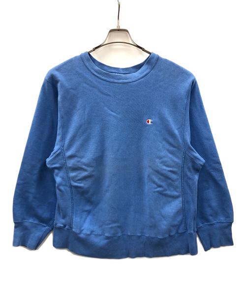 Champion（チャンピオン）Champion (チャンピオン) スウェット リバースウェーブ ブルー サイズ:LARGEの古着・服飾アイテム