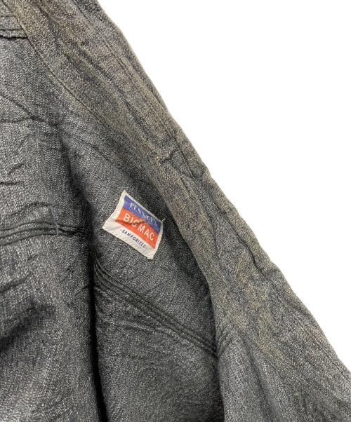 big mac（ビッグマック）big mac (ビッグマック) PENNEYS (ペニーズ) ブラックシャンブレーシャツ グレー サイズ:実寸サイズにてご確認ください。の古着・服飾アイテム