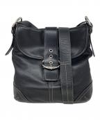 COACHコーチ）の古着「ショルダーバッグ」｜ブラック