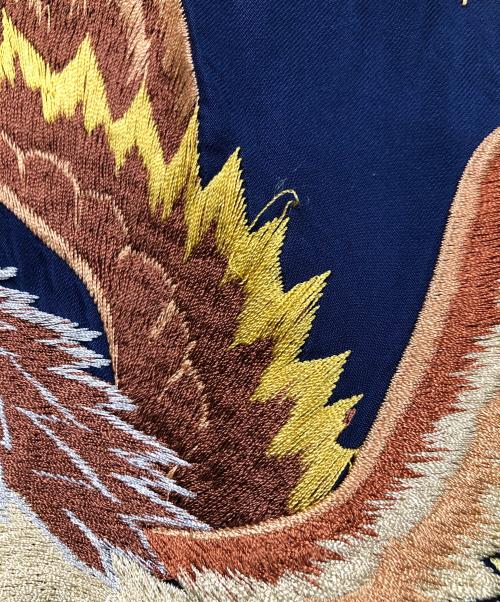 東洋エンタープライズ（トウヨウエンタープライズ）東洋エンタープライズ (トウヨウエンタープライズ) スカジャン スーベニアジャケット ブルー×ピンク サイズ:Mの古着・服飾アイテム