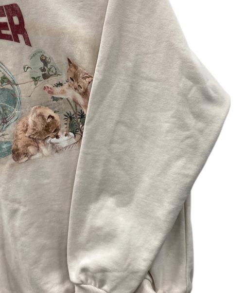 ZUTOMAYO（ズトマヨ）ZUTOMAYO (ズトマヨ) クルーネックスウェット クリーム サイズ:Mの古着・服飾アイテム