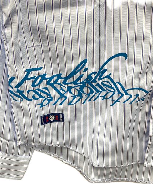 ZUTOMAYO（ズトマヨ）ZUTOMAYO (ズトマヨ) ストライプシャツ ブルー サイズ:Mの古着・服飾アイテム