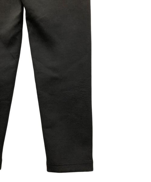 1minute 1second（ワンミニットワンセカンド）1minute 1second (ワンミニットワンセカンド) イージーパンツ cardboard knit pants with cursive print（カーボード ニット パンツ ウィズ カーシブ プリント） ブラック サイズ:Lの古着・服飾アイテム
