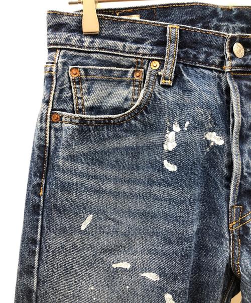 LEVI'S PReMIUM（リーバイス プレミアム）LEVI'S PReMIUM (リーバイス プレミアム) JOURNAL STANDARD (ジャーナルスタンダード) ペイント加工デニムパンツ インディゴ サイズ:W30 L28の古着・服飾アイテム