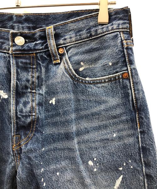 LEVI'S PReMIUM（リーバイス プレミアム）LEVI'S PReMIUM (リーバイス プレミアム) JOURNAL STANDARD (ジャーナルスタンダード) ペイント加工デニムパンツ インディゴ サイズ:W30 L28の古着・服飾アイテム