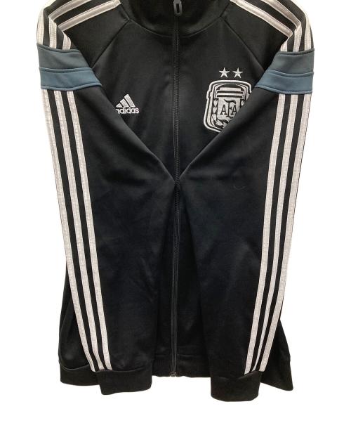 adidas（アディダス）adidas (アディダス) トラックジャケット アルゼンチン代表 アンセムジャケット ブラック サイズ:J Mの古着・服飾アイテム