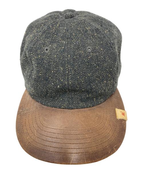 VISVIM（ビズビム）VISVIM (ビズビム) キャップ ブラック×ブラウン サイズ:実寸サイズにてご確認ください。の古着・服飾アイテム